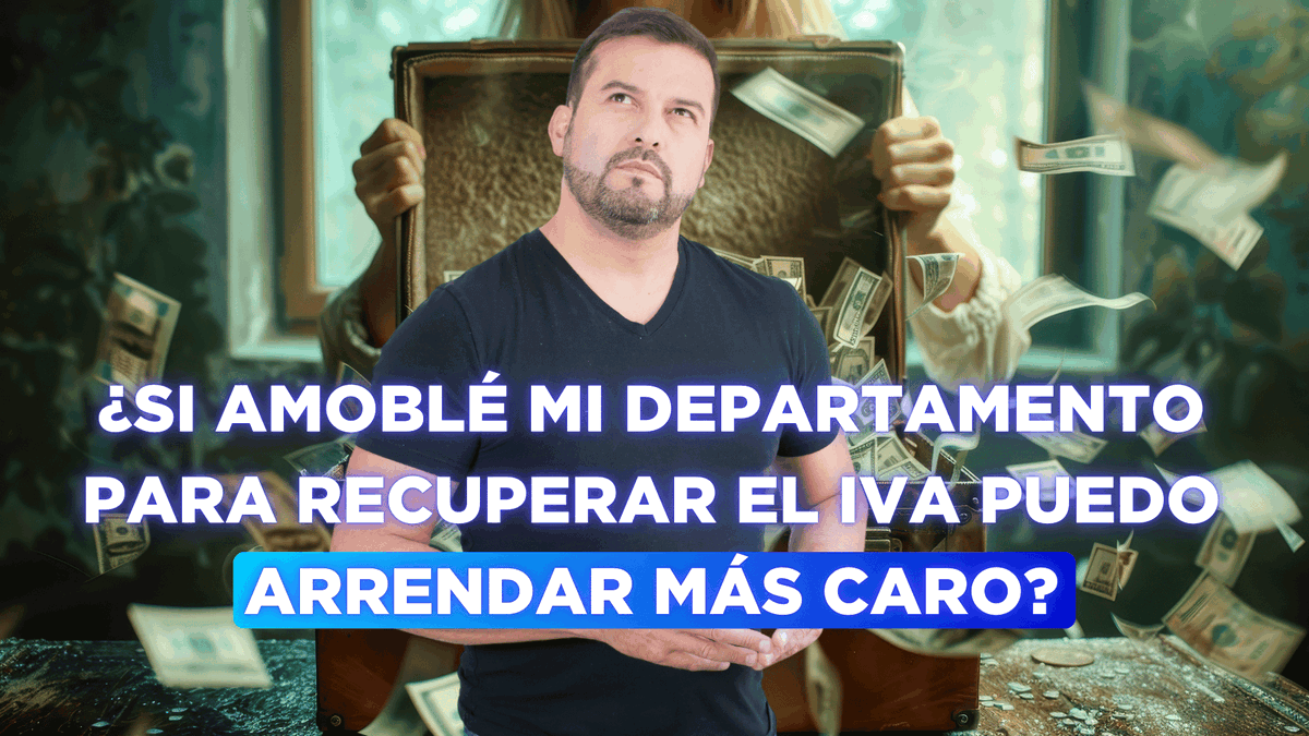 Si te interesa la inversión inmobiliaria y piensas sacarle el máximo provecho al beneficio de la recuperación de IVA cobrando un poco más caro el arriendo por el amoblamiento, no te pierdas nuestro live de hoy 👉youtube.com/live/ykuRx4Bqu…