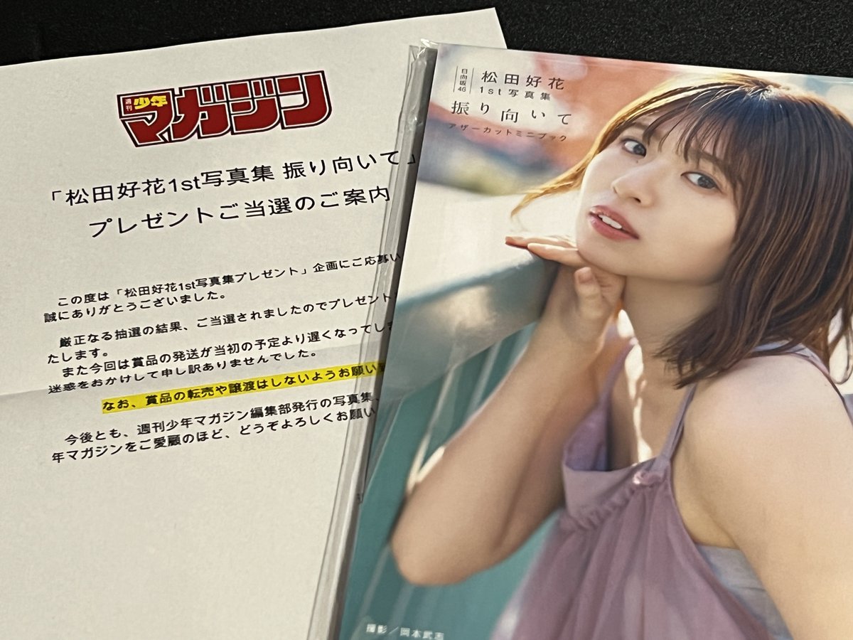 アザーカットミニブック当選してた！ 小冊子くらいかと思いきや