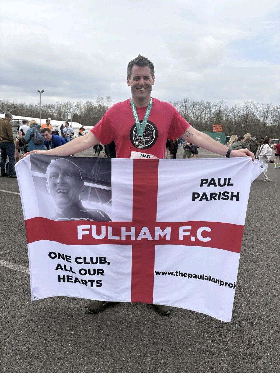 PaulAlanProject's tweet photo. A huge thank you to @mattfulham1981, who raised £1045 in his recent half marathon, in just under 2 hours, which was an absolute fantastic effort!
The money raised through sponsorship will help us to fund our next accessible defibrillator and bleed control kit 🙌🤍
#dadsdefibs https://t.co/Xsu9SXsOWY