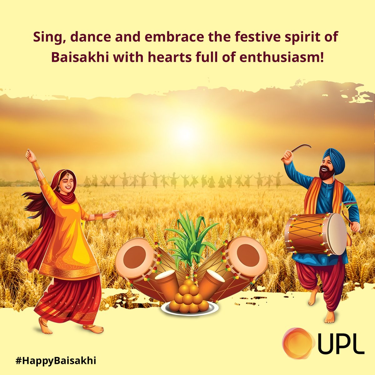 UPL SAS wishes you a vibrant and cheerful Baisakhi!
May this festive season fill your life with abundance and blessings. Let's come together to celebrate and share happiness all around!
#Baisakhi #HappyBaisakhi #UPLSAS #UPLIndia #UPL