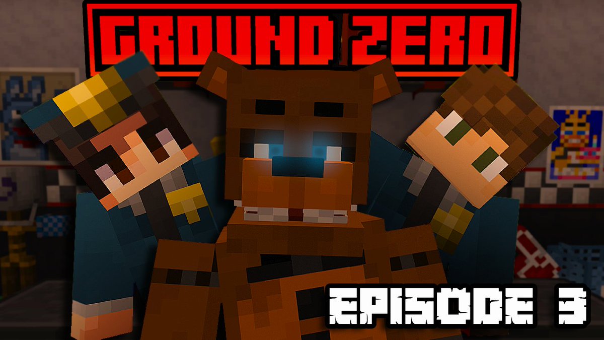 FNAFGroundZero's tweet photo. ITS TIME!!!

Ground Zero episode 3 will be releasing Friday at around 5-8pm CST!

The wait for this episode has been... long but we hope everyone enjoys it and forgives us. ^^
#FNAF #Minecraft #Machinima https://t.co/eMqbj29gBA
