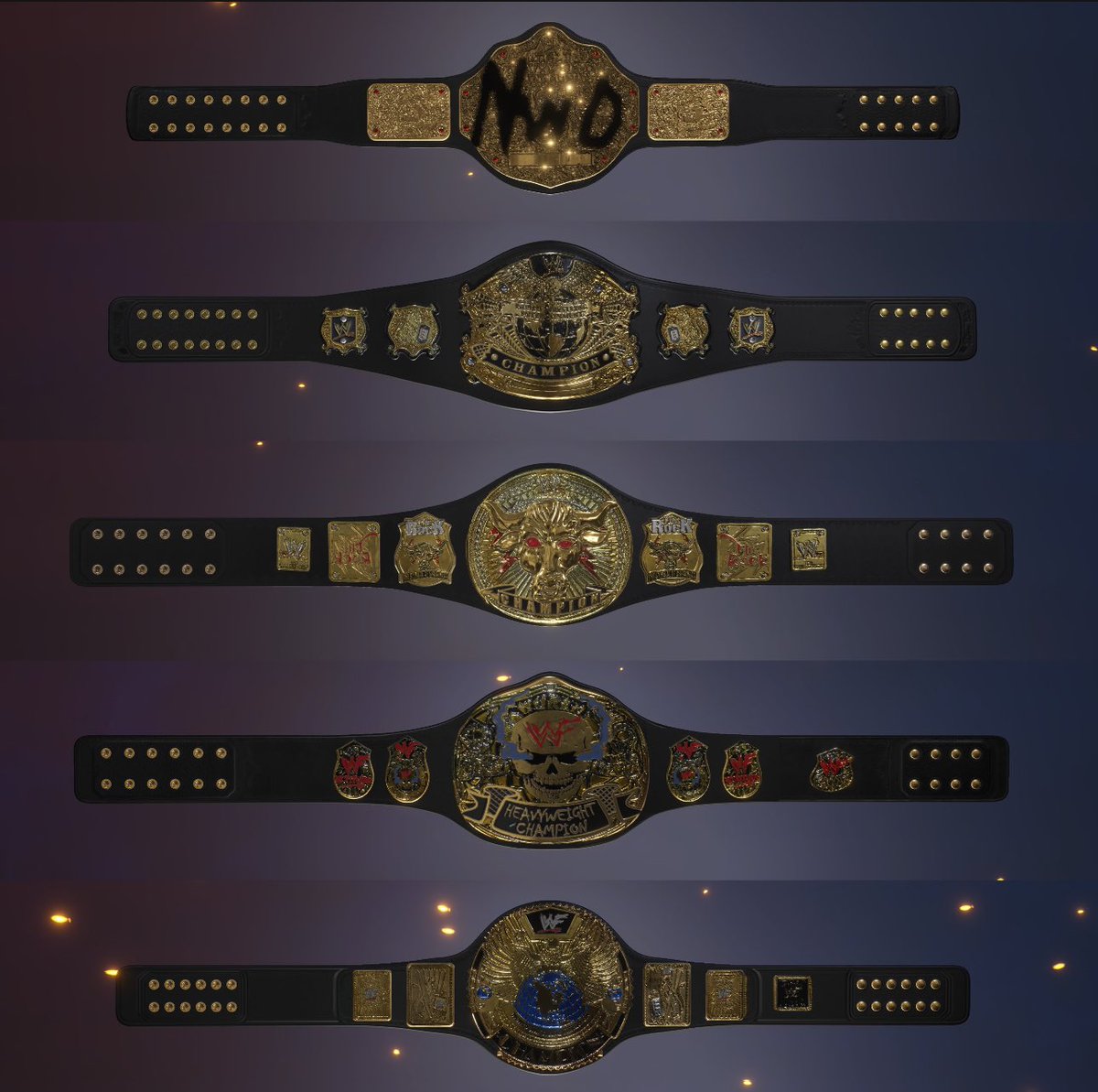 DonavanTerbay's tweet photo. Check CC. 

Credits to my bro’s @WittyWitterson &amp; @GameVolt1 .

Tags for everything " shown below "can be found under #dondon 

I will post more up close ss’s later , I’m just incredibly tired right now. But I wanted to get everything out 🫡.

Soo enjoy &amp; have fun 💫. #WWE2K25 https://t.co/0rkJq3uGgH