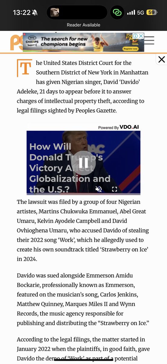itzbasito's tweet photo. “US court summons Davido to New York for stealing 2024 sountrack, failing to pay $45,000 debt” https://t.co/HAupY0TWR7