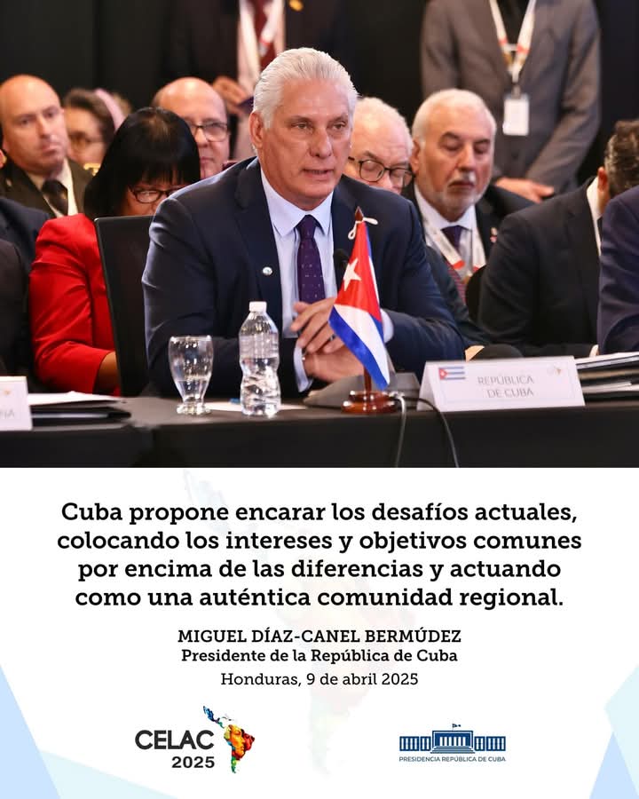 A construir la unidad soñada por los próceres de #NuestraAmérica Martiana, es el llamado de la #CELAC2025 , en esta hora crucial de la humanidad. #CubaVencerá 
#TenemosMemoria
