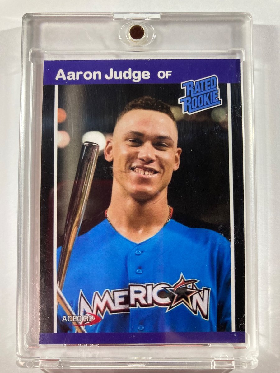 🎁Appreciation Day Giveaway🎁

Winner Announced Monday

🔥Aaron Judge Rated Rookie Card #AllRise

To enter
1. Follow
2. Retweet
3. Like