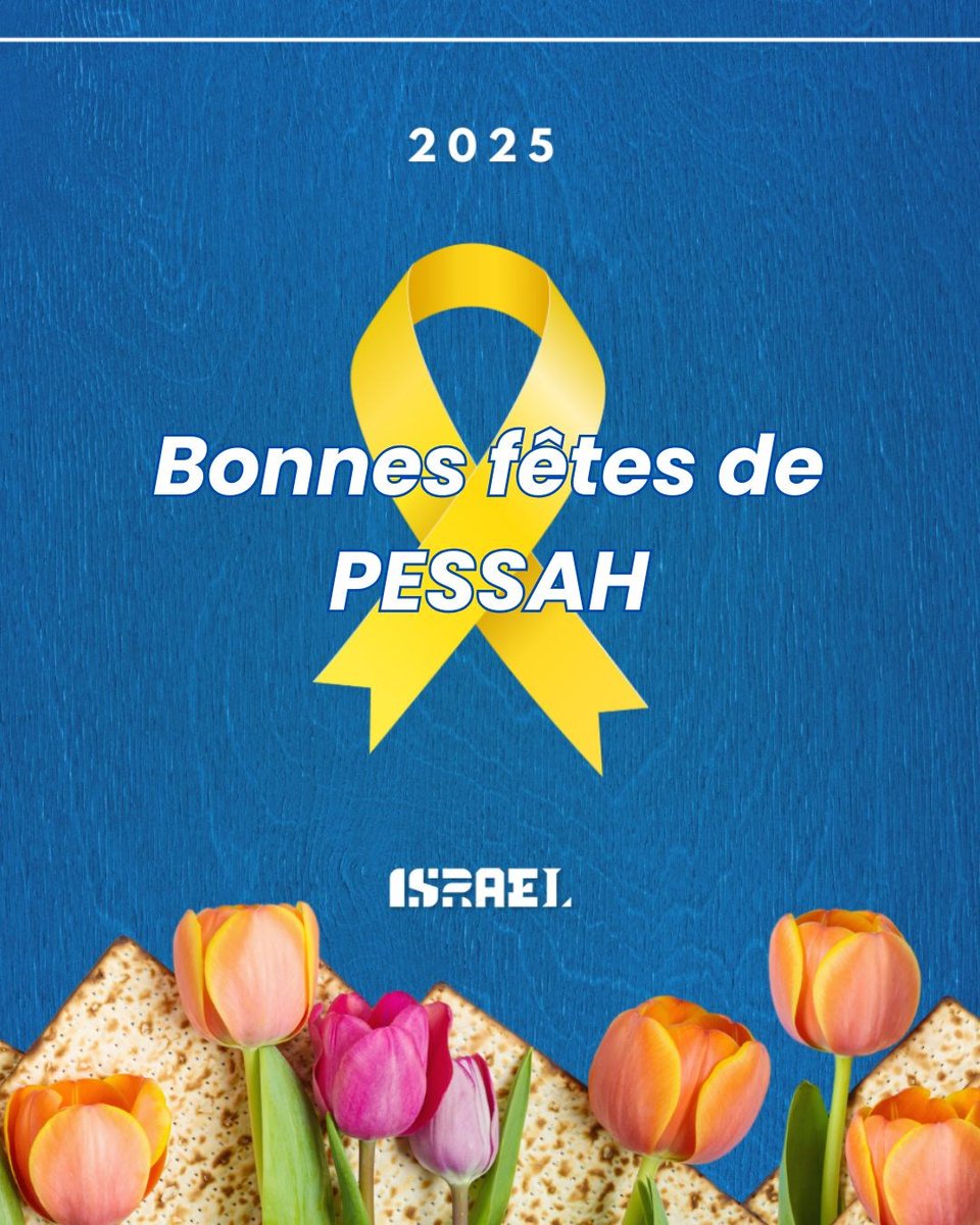 IsraelenFrance's tweet photo. Alors que des millions de Juifs du monde entier se rassemblent pour célébrer #Pessah, nos pensées vont aux otages et à leurs familles, qui fêteront une nouvelle fête sans leurs proches.

Nous ne serons pas libres tant que les otages ne le seront pas.

Comme l'a dit Moïse : « Laissez partir mon peuple. »