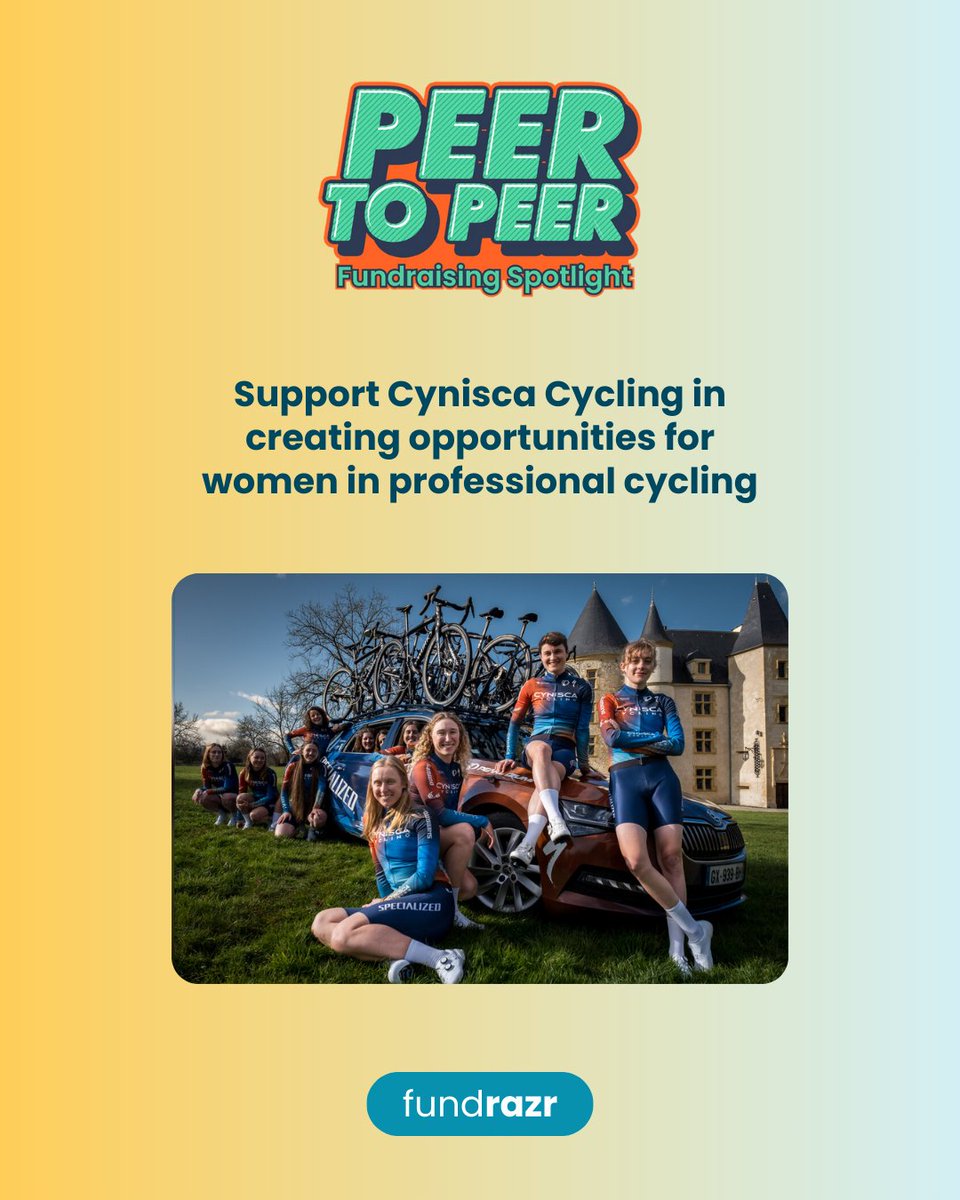 🌟 Peer-to-Peer Fundraising Spotlight 🌟

Support Cynisca Cycling in their important mission!

➡️ fundrazr.com/82QfSe