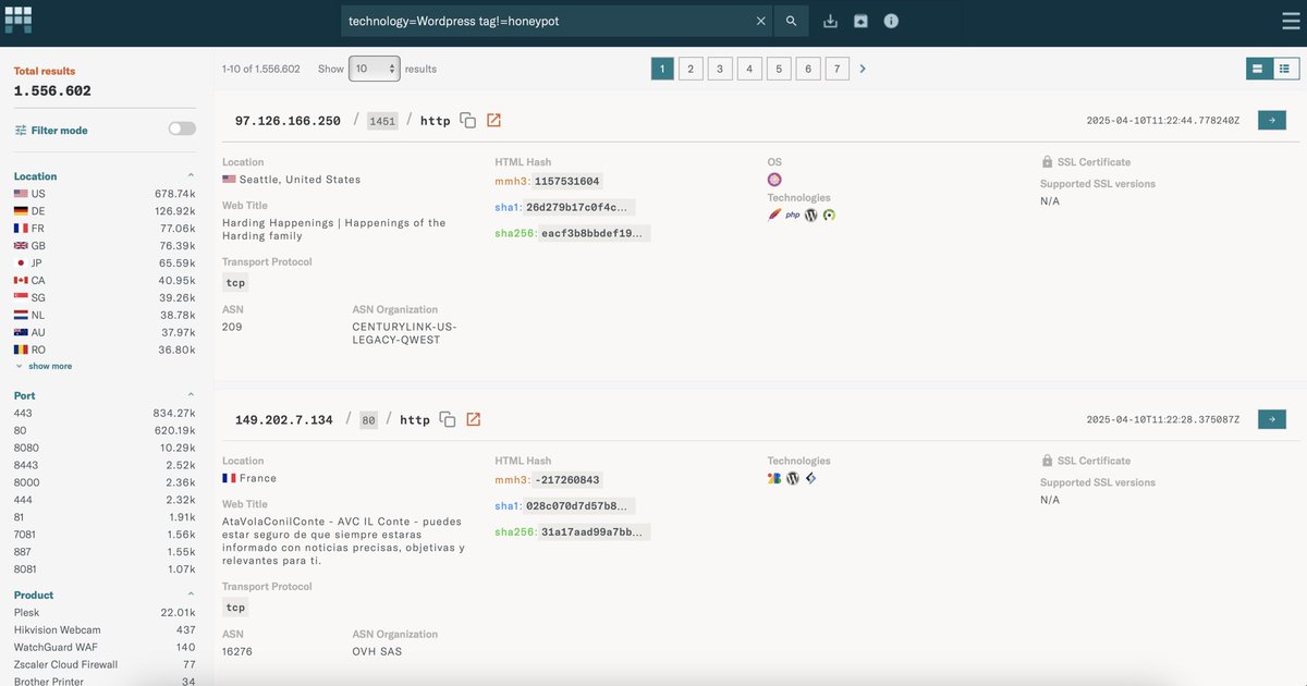 modat_magnify's tweet photo. 🚨 CVE-2025-2805 — Critical WordPress plugin flaw 

The ORDER POST plugin (≤ v2.0.2) allows unauthenticated attackers to execute arbitrary shortcodes via unvalidated input - potentially leading to remote code execution. 

➡️ Check for exposed assets with Modat Magnify: 

Free:  technology=Wordpress 

Paid:  technology=Wordpress tag!=honeypot 

Explore: https://t.co/qJfEh7giE9 

#CVE-2025-2805 #WordPress #Vulnerability #RCE #ModatMagnify #Infosec #Cybersecurity #ThreatIntel