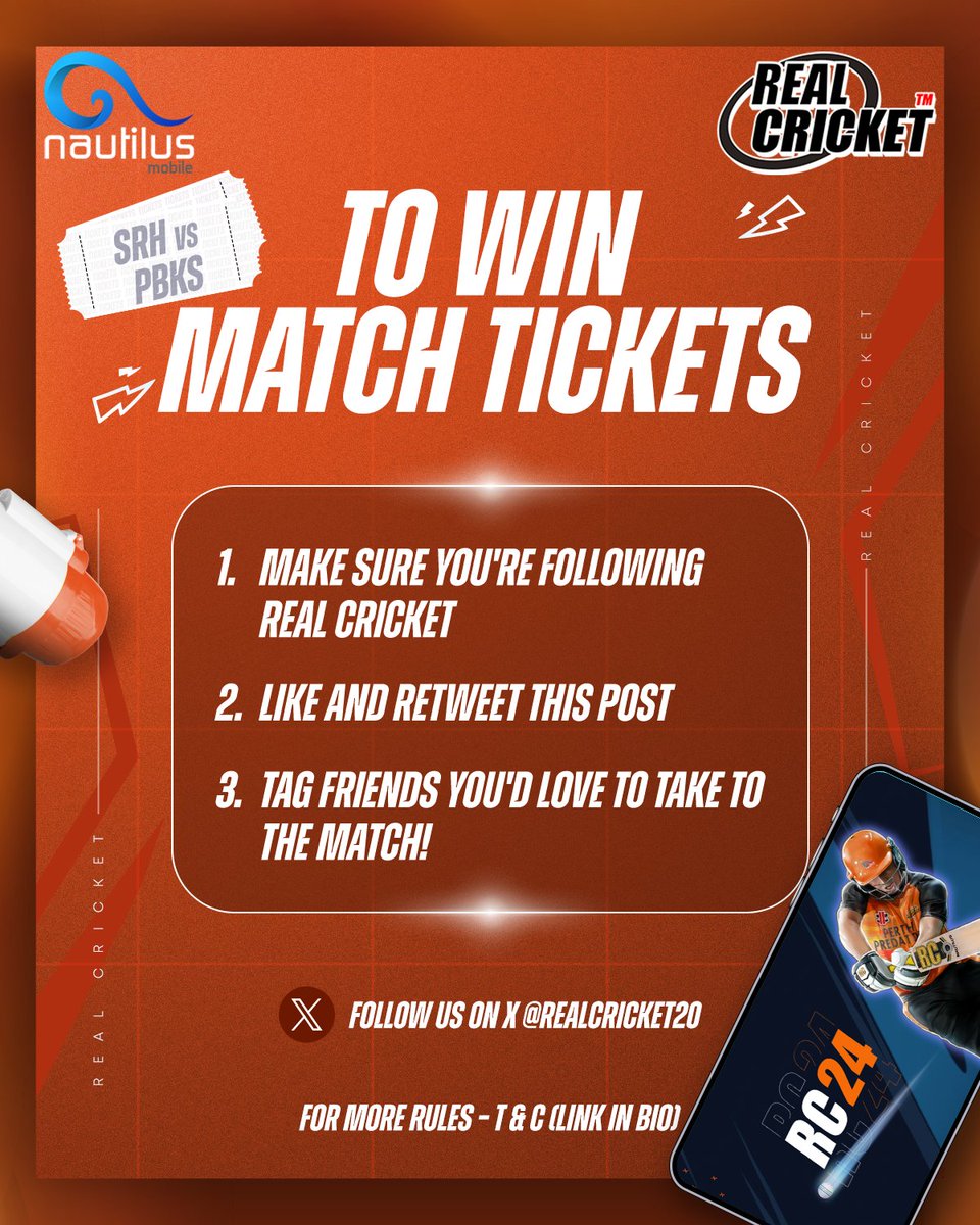 RealCricket20's tweet photo. Orange Army or Punjab Power? Just one retweet away from cheering 𝐋𝐢𝐯𝐞 at the stands! 💥

📍 Hyderabad 

T&amp;C’s - https://t.co/nCvpQJaytb

#RealCricket24 #Nautilus #RCKhelaKya https://t.co/MP4ErUrtSi