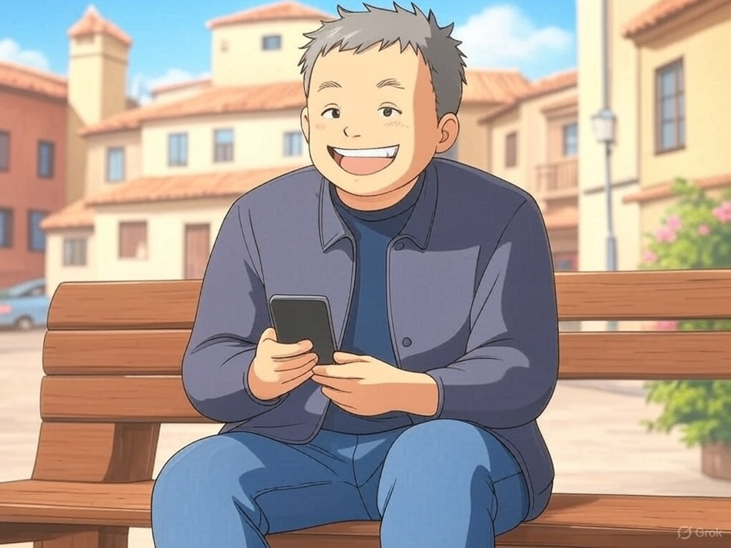 easymobyx's tweet image. En Tres Cantos, Alejandro descubrió que su móvil era todo un enigma. Con @easymobyx, lo ajustamos y le explicamos cómo usar WhatsApp, fotos, ChatGPT y mucho más. ¡Prueba gratis hasta el 15/4! Agendó su cita y su día a día se transformó.