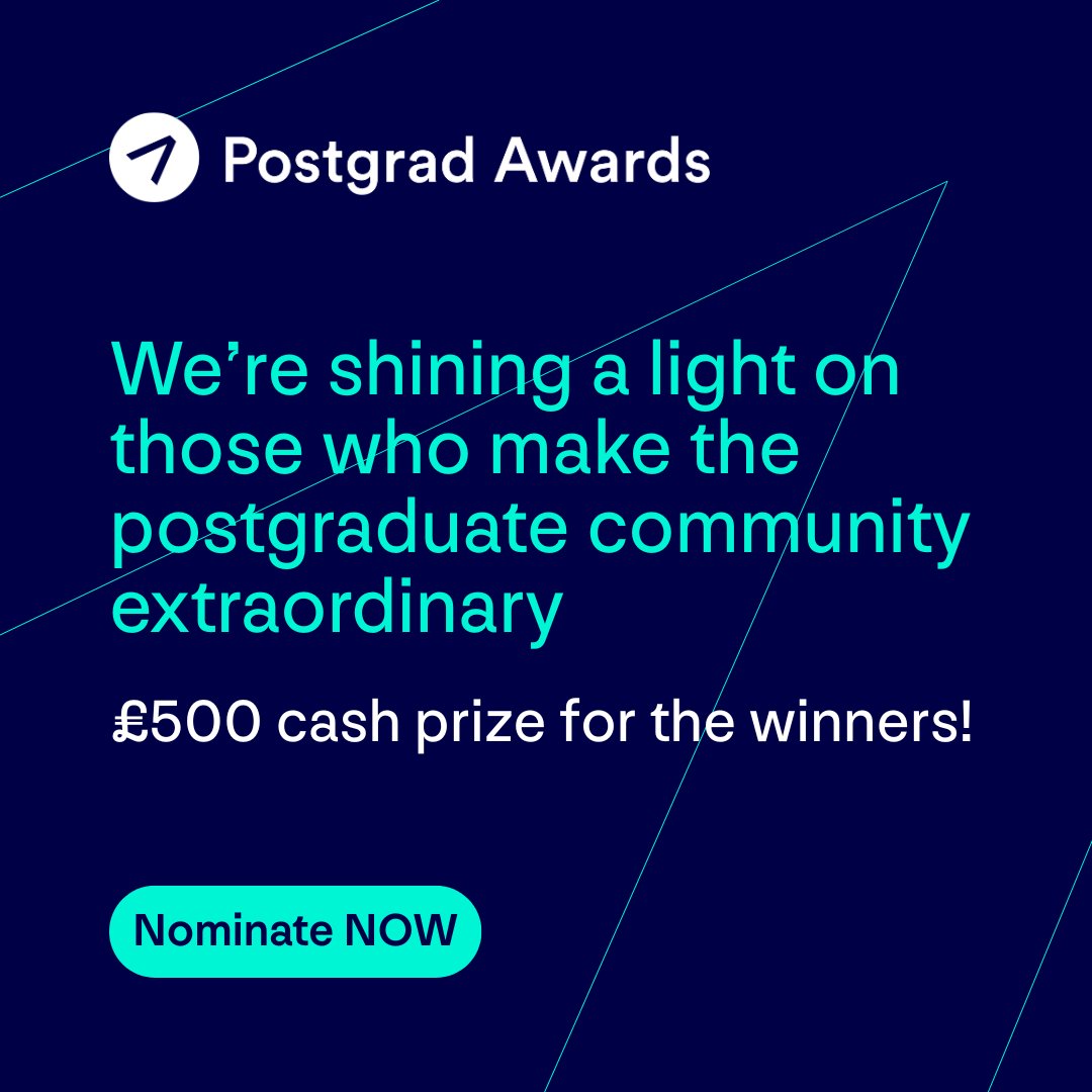 We’re shining a spotlight on the incredible individuals and institutions who make postgraduate education extraordinary. 

Winners will receive a £500 cash prize too! ⭐
 
VOTE NOW ➡️ findamasters.com/events/awards/