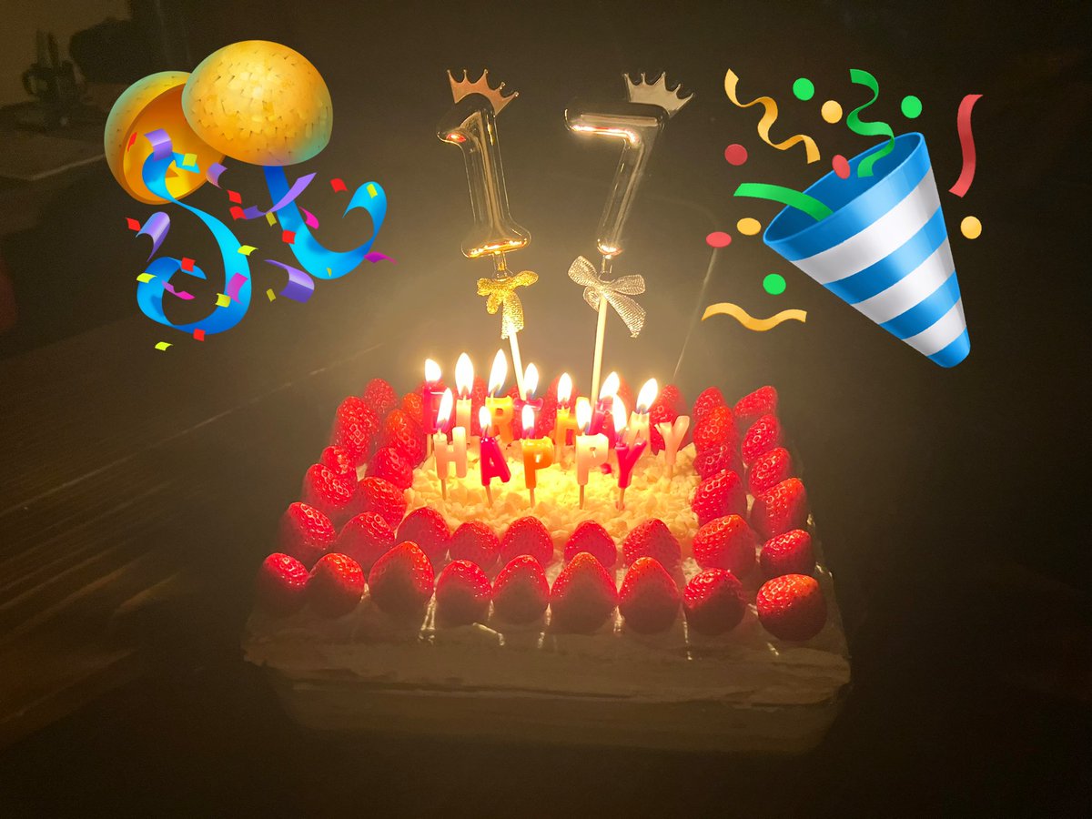 みんな、私の誕生日を祝ってくれて、本当にありがとう〜！！🌈🍑💕︎💕︎✨️✨️
無事に17歳を迎えました！！
これからも仲良くしようね💕︎(*´ω｀*)💕︎