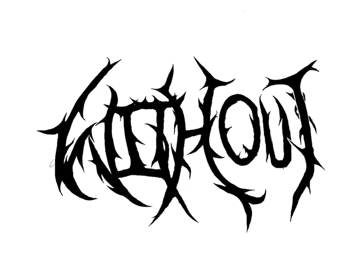 Metal logo Private customization【5】
（Witchout）
Music style：nu metalcore

We have experienced graphic designers from China and insist on using hand-drawn to create for you. If you need, please send me a private message directly to consult. The price will never disappoint you!