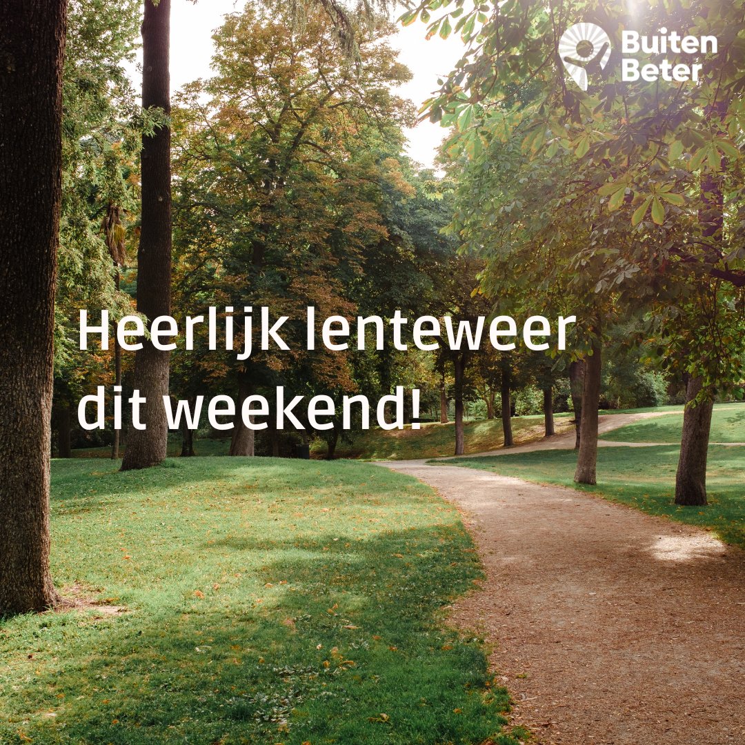 Het wordt zaterdag heerlijk weer! ☀️ Grote kans dat je dus lekker naar buiten gaat naar het park of het strand. Kom je onderweg zwerfafval tegen, een overvolle prullenbak of andere ongemakken tegen in de buurt? Meld het eenvoudig via de BuitenBeter app 💚