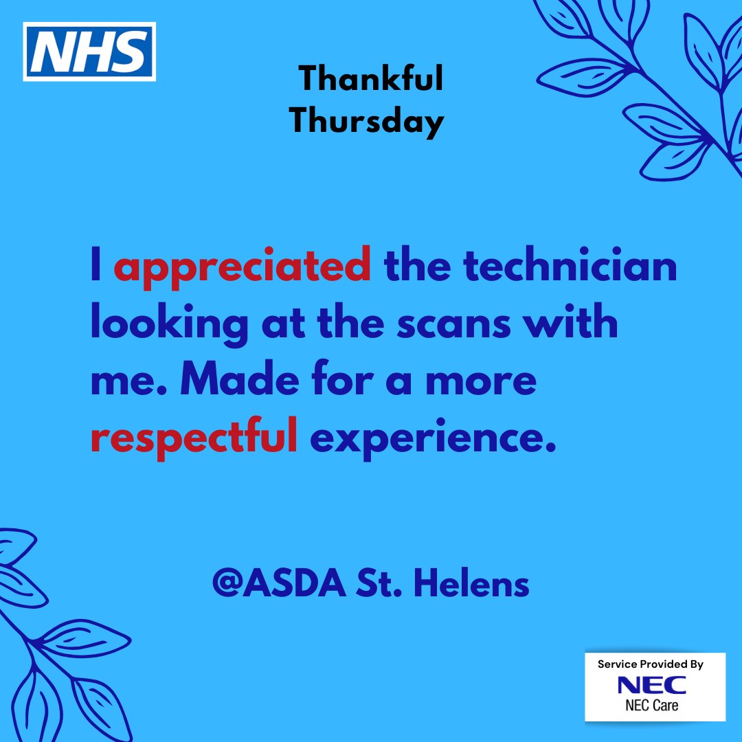 cm_neccare's tweet photo. Thankful Thursday - Thank you for your feedback!
If you would like to recognise our staff members for their great work, don't forget to nominate them for the Values In Practice (VIP) award. https://t.co/XZ38YpeVf5
