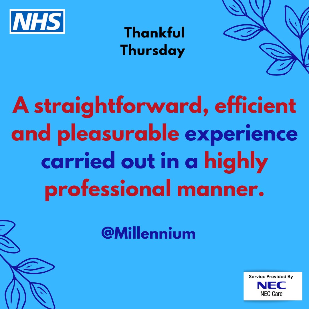 cm_neccare's tweet photo. Thankful Thursday - Thank you for your feedback!
If you would like to recognise our staff members for their great work, don't forget to nominate them for the Values In Practice (VIP) award. https://t.co/XZ38YpeVf5