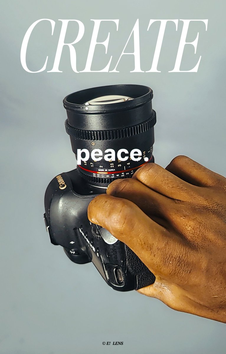 e_lens_shot_it's tweet photo. Through this lens, I choose to CREATE peace.
#CreatePeace #ThroughMyLens #Canon #photography 
In a world that often feels chaotic and loud, I’ve found silence and serenity behind the camera. I aim to CREATE peace with every click.
Photography, for me, isn’t just about seeing —... https://t.co/4nuKpDWNIK