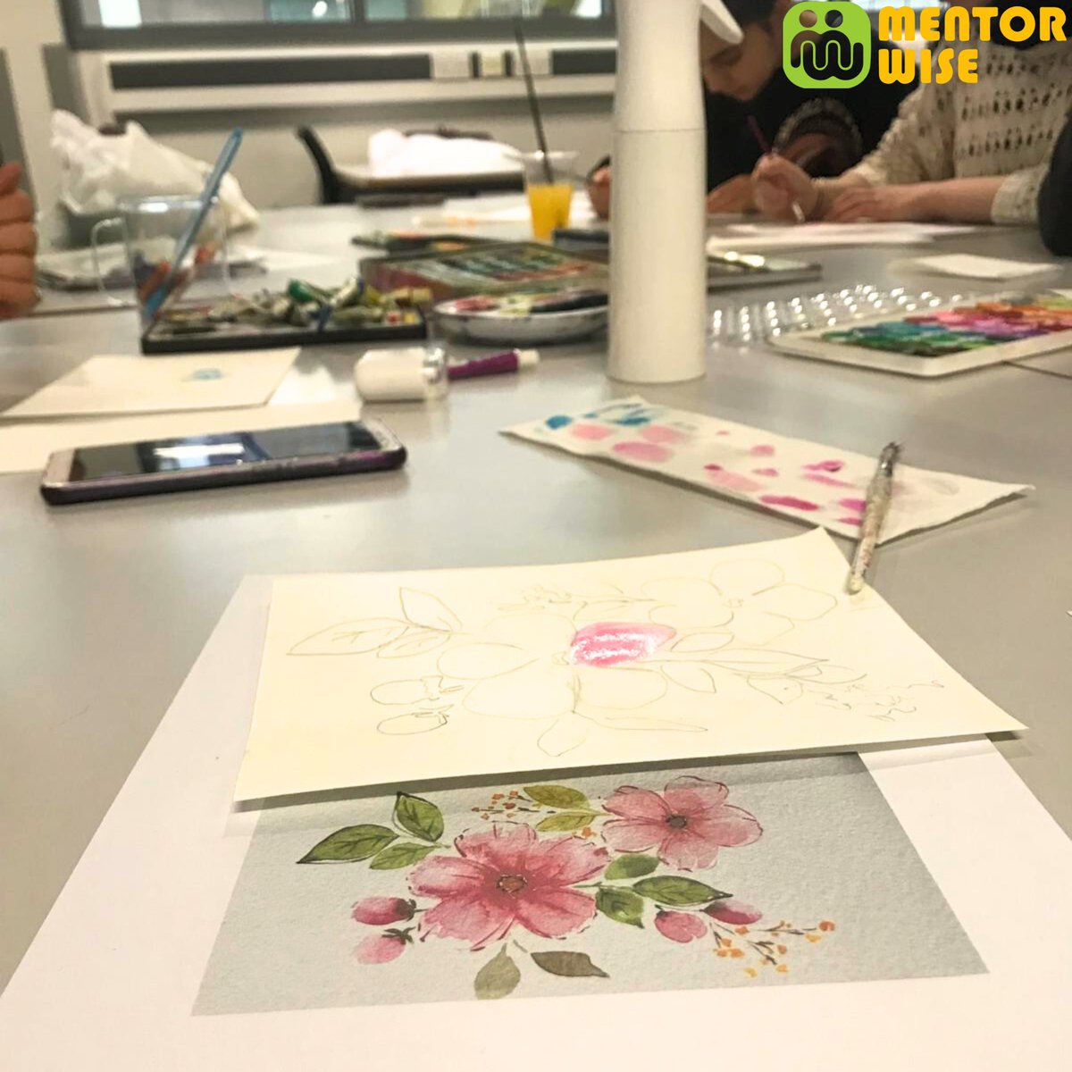 MentorWiseUK's tweet image. 🎨 Another creative day at Mentor Wise!

Beautiful floral artworks by our talented mentees 🌸

#mentorwise #artworks #mentee #artworkshop #floralinspiration #watercolorpainting #mentorshipmatters #youngtalents #supportandinspire #mentorandmentee