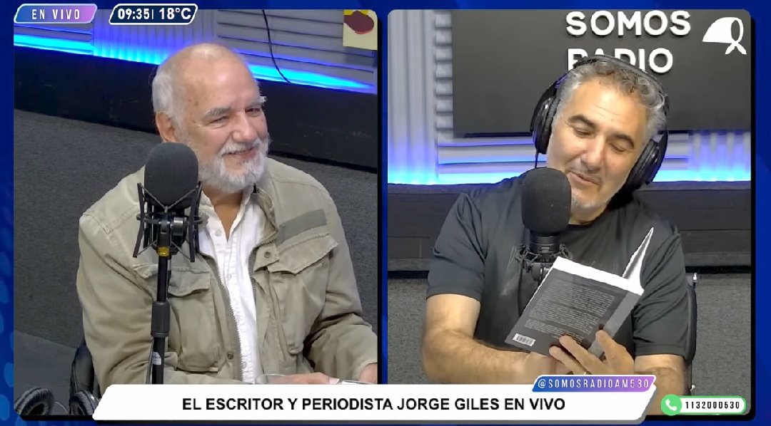 somosradioam530's tweet photo. #CaballeroDeDía 📻

📻 AHORA ‼️

🗣️ Jorge Giles

Militante Peronista, trabajador de la Educación Pública, periodista y escritor

🎙️ @rcaballeroam 

#SomosRadio #AM530 #BuscamosLaVerdadSiempre https://t.co/ATdNxpGAp0
