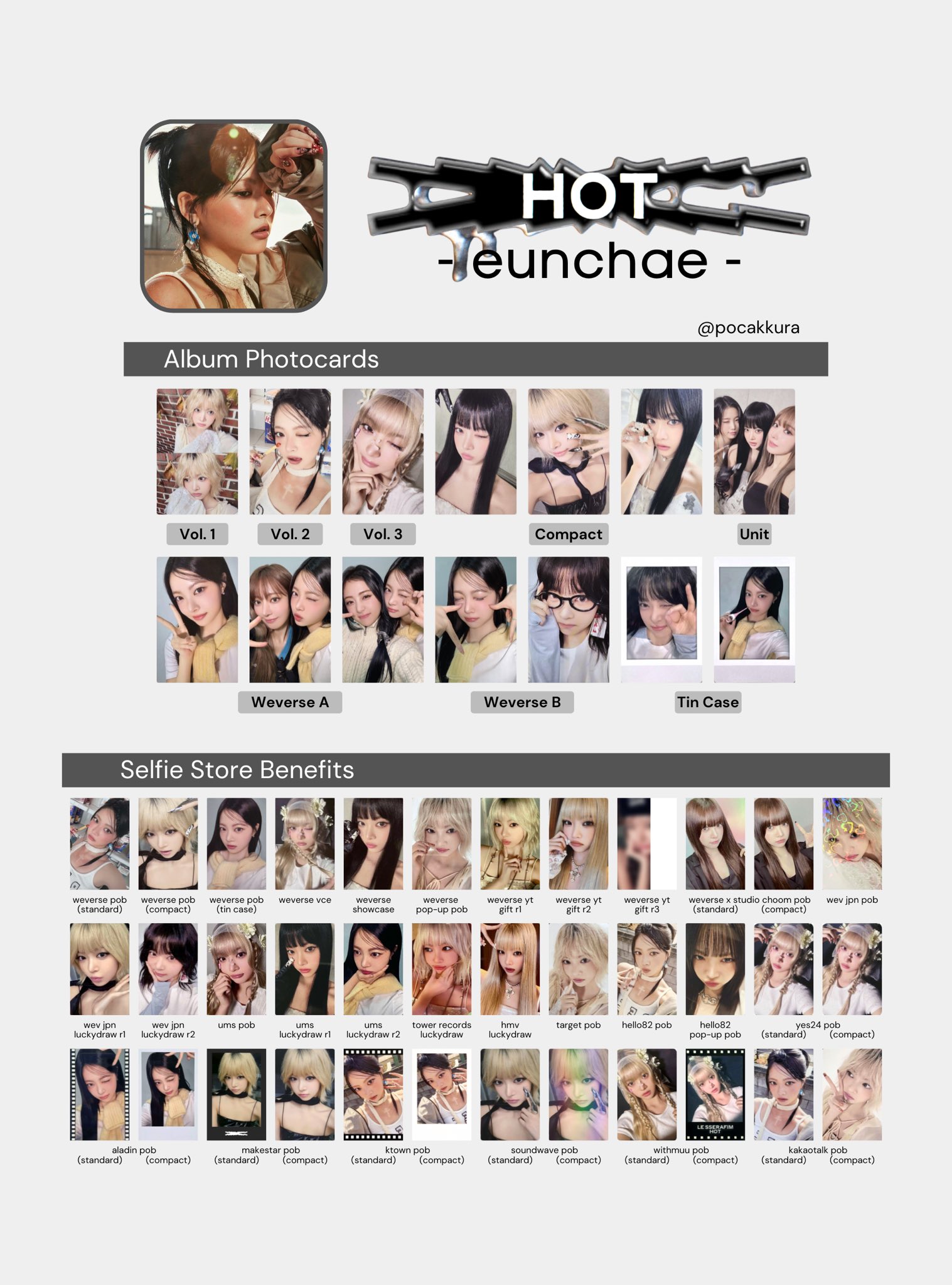 LE SSERAFIM HOT hello82 カズハ トレカ