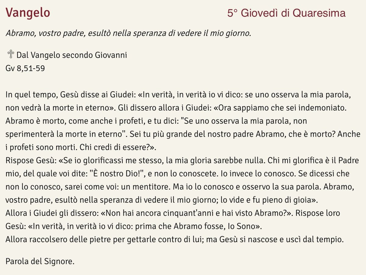 domenicosaretto's tweet photo. @MarcG_69 @FilomenaGallo55 @scaporrelli @AlessandroA81 @MioWid57 @AldinaConsolini @Liberocip @CAvondet @angelacars @TeresaBonaiuti «La verità vi farà liberi».
Alla Natura ti devi sottomettere.
Un Architetto dell’universo lo puoi al più ammirare.
Un Dio che premia o castiga lo devi temere.
Ma se credi in un Dio Padre onnipotente che dona il suo Figlio all’umanità, non puoi non amarlo.
Io #credo #spero #amo https://t.co/Snt7wP47iX