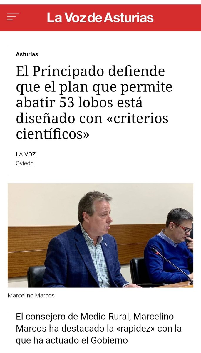 ascel_lobo's tweet photo. "Matar lobos, bajo el criterio científico".
El nuevo eufemismo, tras "extracción" (en vez de matar). 
Sin vergüenza, sin sonrojarse, sin decoro. 
Y no dimiten @Marcelotineo @GobAsturias @AdrianBarbon @FSA_PSOE @PSOE @gpscongreso @CristinaNarbona https://t.co/N9AugXI0Kz