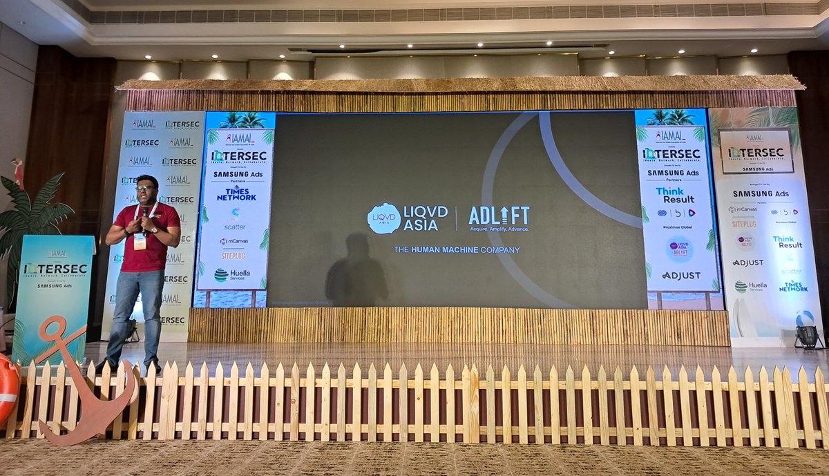 IAMAI (@iamaiforum) on Twitter photo At Intersec 2025, Arnab Mitra from <a href="/LIQVDAsia/">Liqvd.Asia</a>.Asia explored the powerful intersection of creativity, performance, and technology and how this triad is redefining marketing outcomes.
#Intersec2025 #CreativityMeetsTech #PerformanceMarketing #SpotlightSession #MarketingInnovation At Intersec 2025, Arnab Mitra from <a href="/LIQVDAsia/">Liqvd.Asia</a>.Asia explored the powerful intersection of creativity, performance, and technology and how this triad is redefining marketing outcomes.
#Intersec2025 #CreativityMeetsTech #PerformanceMarketing #SpotlightSession #MarketingInnovation