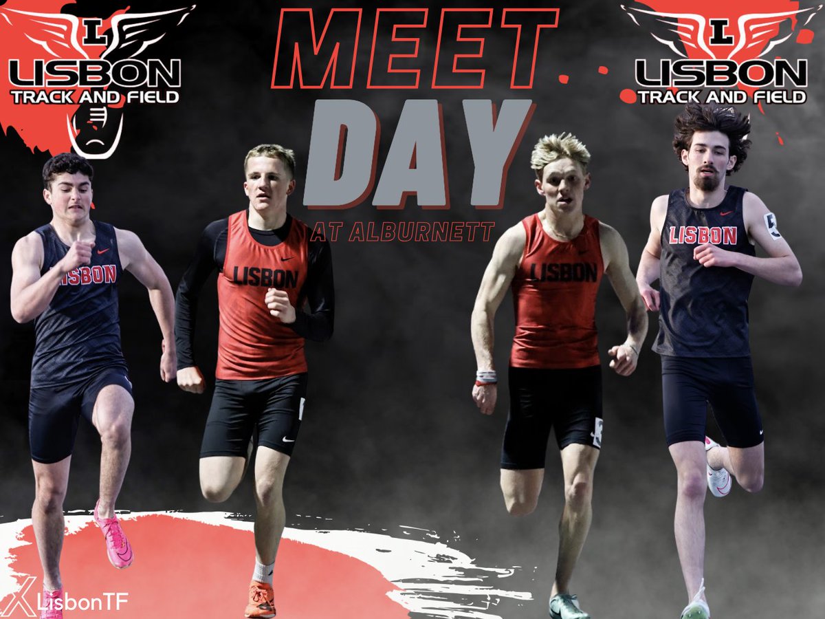 🚨 MEET DAY 🚨
📍Alburnett 
⏰ 4:30 pm 
📅 April 10th