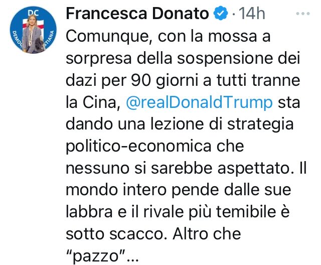maestrodistrada's tweet photo. Dopo aver “raccolto” con #euroexit e #novacs,
qualcuno⬇️, pur di non sparire, si inventa economista e pschiatra ma resta leccac.!😳 https://t.co/C4AuDWalde