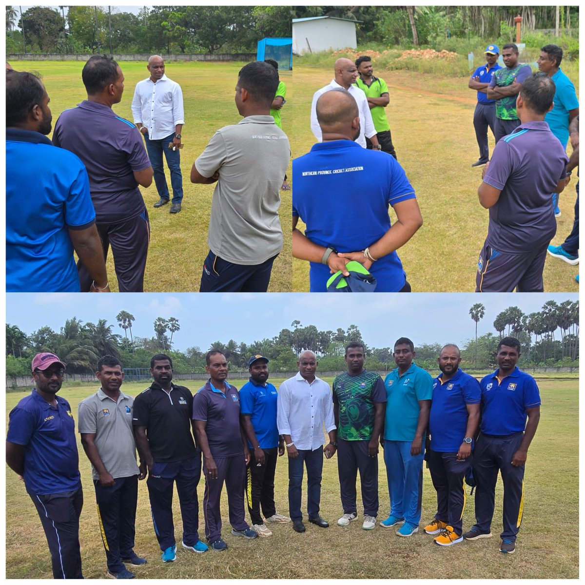 Met with northern coaches and SLC talent scouts during my visit to Jaffna. Would love to see a cricketer from the North represent Sri Lanka one day. We’ll give our full support to develop the game. Great to see a few already in the U-19 setup!