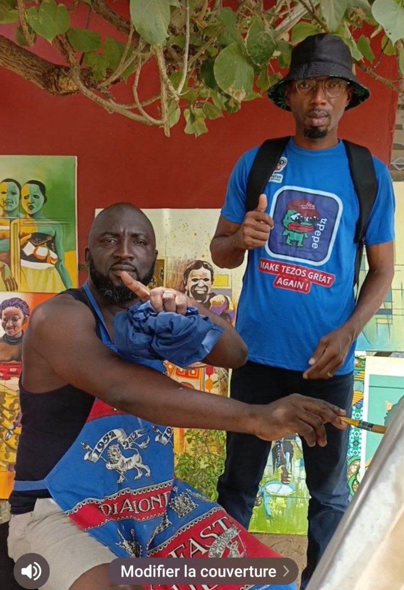 zabo_Lasagesse's tweet photo. @SkurpySocial @tezos Cool ! That’s exactly why I’m so happy to have @TezosPepe  ( $TzPEPE) supporting me on tour 🎤🔥 Helping more African artists shine on Tezos! 🌍🎨  
Follow for the vibes &amp; updates! 🚀 #Tezos #Etherlink  #TzPEPE #NFTCommunity #AfricanArt https://t.co/T4e6XXwl97