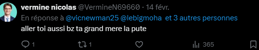 NeylowFM's tweet photo. @VermineN69660 @MahiMTP @Le_Madridiste adulte mature hein https://t.co/8b7pwlLBjs