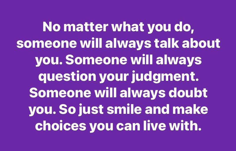 smrffemt's tweet photo. Do what makes you happy &amp; forget about what everyone else thinks. https://t.co/x5WDEeONYB