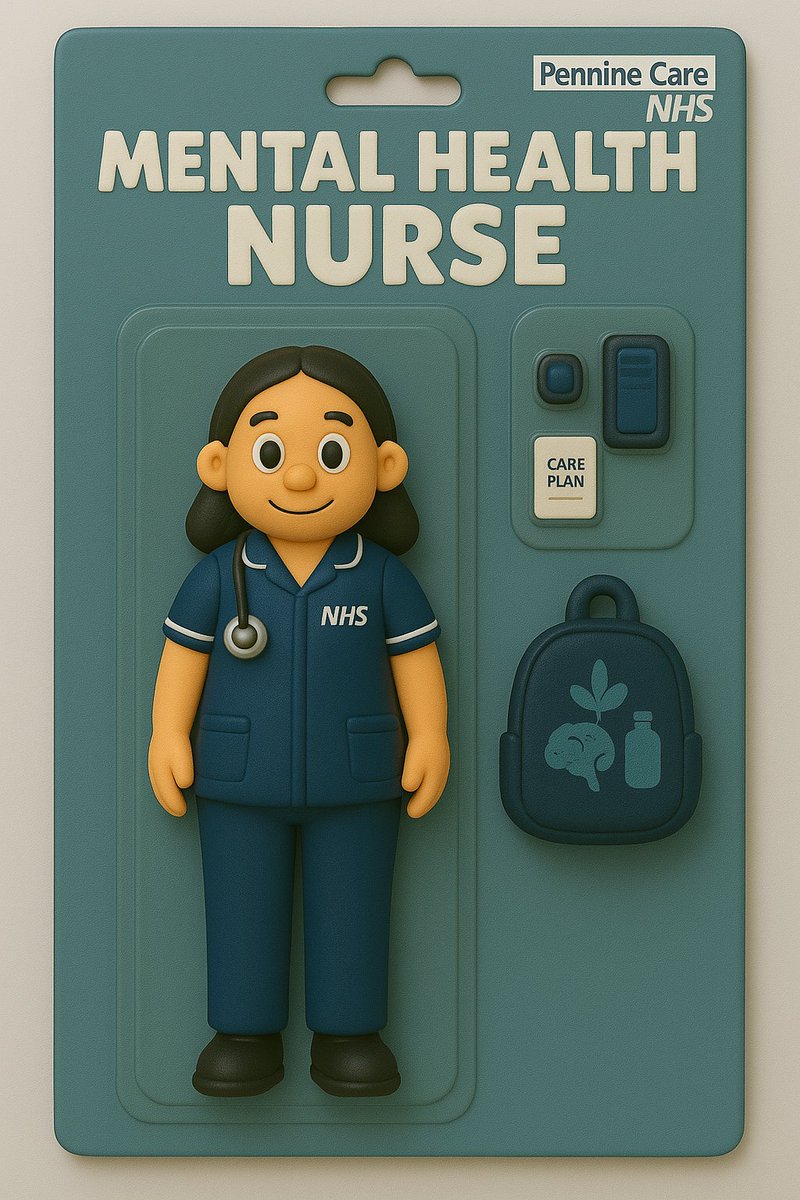 PennineCareNHS's tweet photo. Move over superheroes โ the real heroes wear NHS lanyards!
From occupational therapists to psychologists, the NHS is full of everyday legends with over 300 careers to choose from.
Here are a couple of the brilliant roles in Pennine Care, inspired by the AI action figure trend. https://t.co/UeuckE1CPB