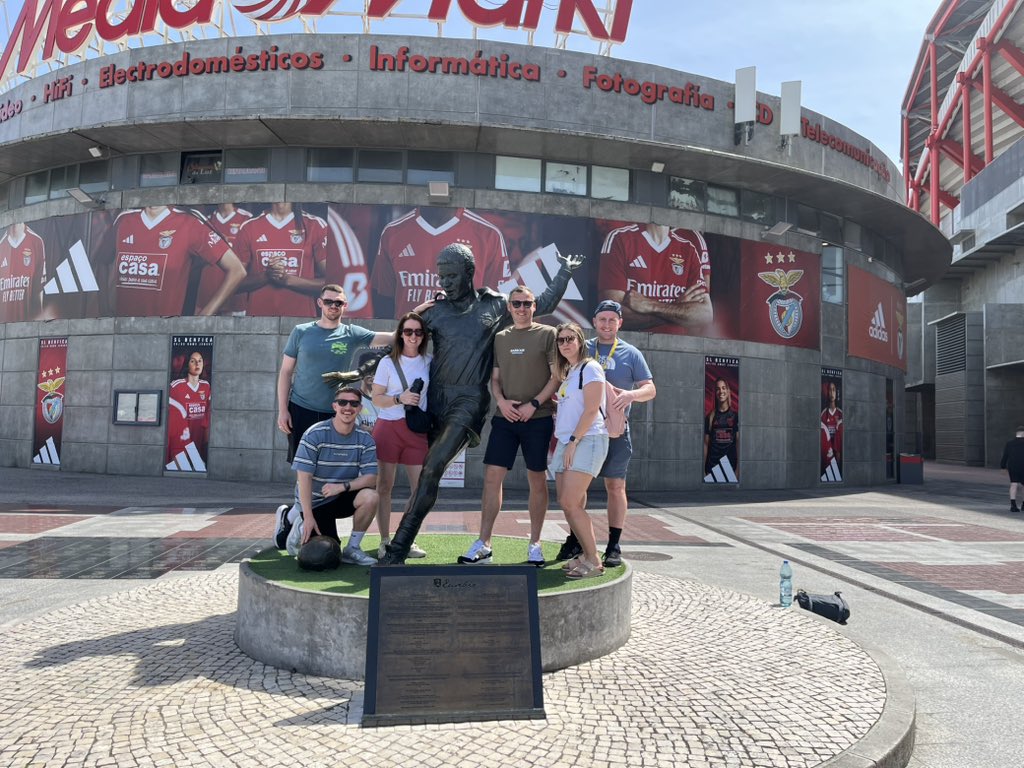 The staff had a brilliant time too. Flight is on time. See you all at Manchester. 🇵🇹 ✈️