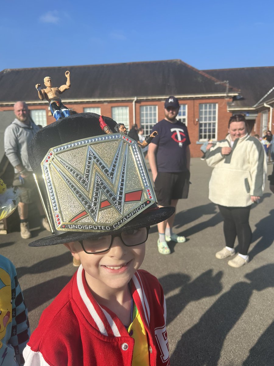 Best Easter bonnet ever! <a href="/CodyRhodes/">Cody Rhodes</a> do you approve?