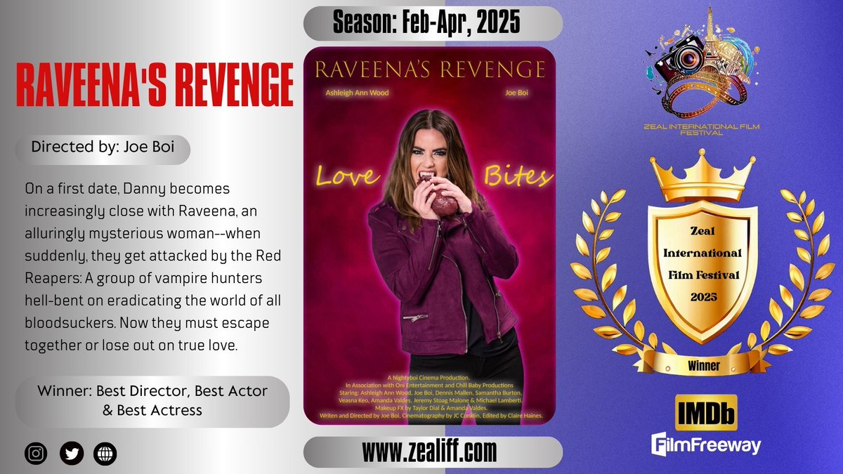 zealfestival's tweet photo. 🤗We congratulate Joe Boi and the entire team on their remarkable achievement.
✨🏆
#CodeBlue #RaveenasRevenge #ZIFF #Winner #thrillerscript #horrorScript #unproducedscript https://t.co/OvFAW2PQK2