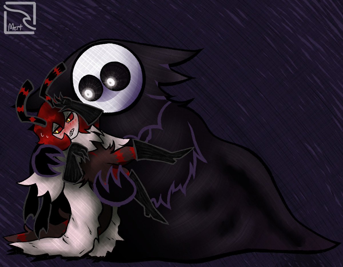 Commission for <a href="/ConwayConartist/">Trevor Touchdown</a> he fell into her arms princess style. What a drama queen! Thank you for commissioning me!!!! Love you baby girl 🩵🩵🩵