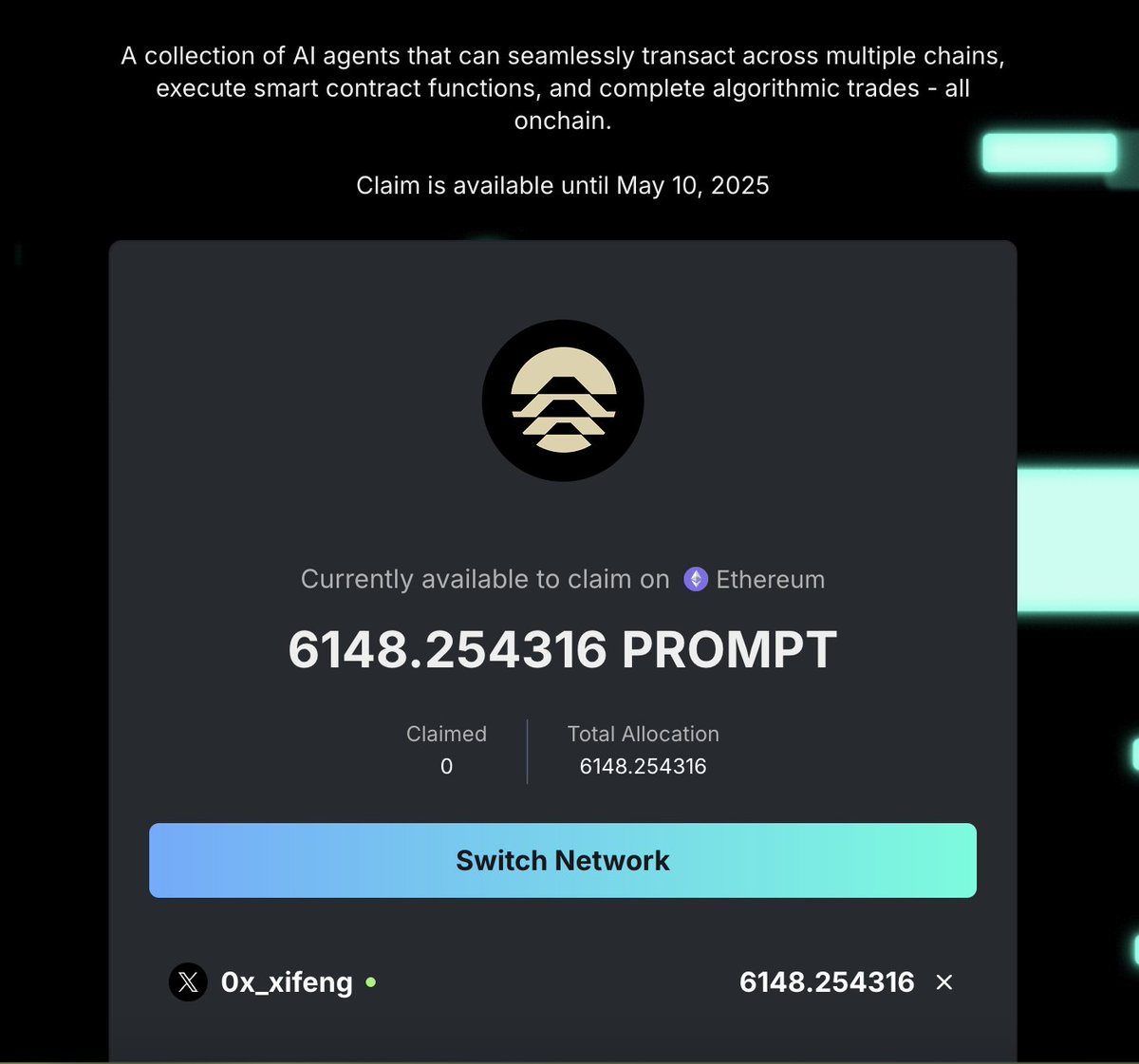 莫名其妙又领钱了 <a href="/KaitoAI/">Kaito AI 🌊</a> 

领取网址：claim.kaito.ai/reward-station…