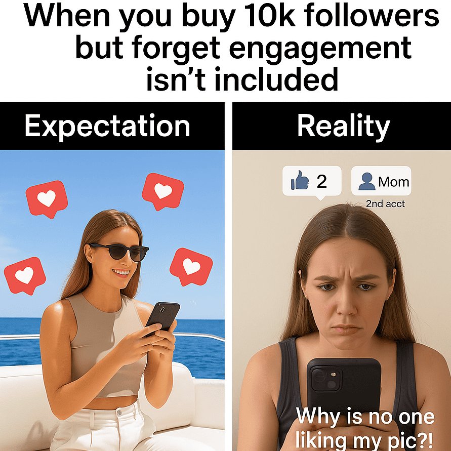 AIRespondsBlog's tweet photo. Buying Instagram followers? Congrats—you just paid for bots to ignore you 🤖💸

Engagement drops, trust dies, and IG might ghost you.
👉 Learn the real risks before it's too late:
🔗https://t.co/QW9d2Gsue4

#InstagramMarketing #SocialMediaTips #FakeFollowers #InstagramGrowth https://t.co/pV909c67UP