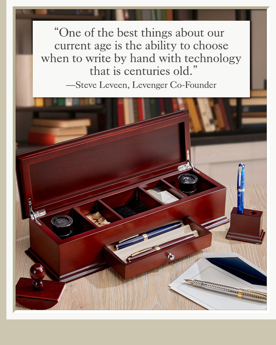 Levenger's tweet photo. Inspiring words from the Levenger co-founder on National Encourage a Young Writer Day.
#NationalEncourageAYoungWriterDay
#InspireYoungWriters
#LevengerCoFounder
#WritingInspiration
#EncourageCreativity
#SupportYoungWriters
#WritingCommunity
#WordsOfWisdom https://t.co/qVHdWbgaNP