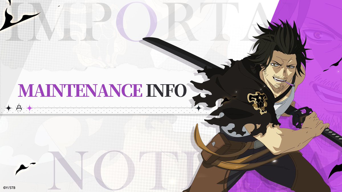 bclover_mobileg's tweet image. Dear Mages,
Due to a technical issue, iOS users will need to re-download 4GB of game resources after the latest update.
As compensation, we will be sending Black Crystals ×300 to all players.
We sincerely apologize for the inconvenience, and thank you for your understanding 🙏…