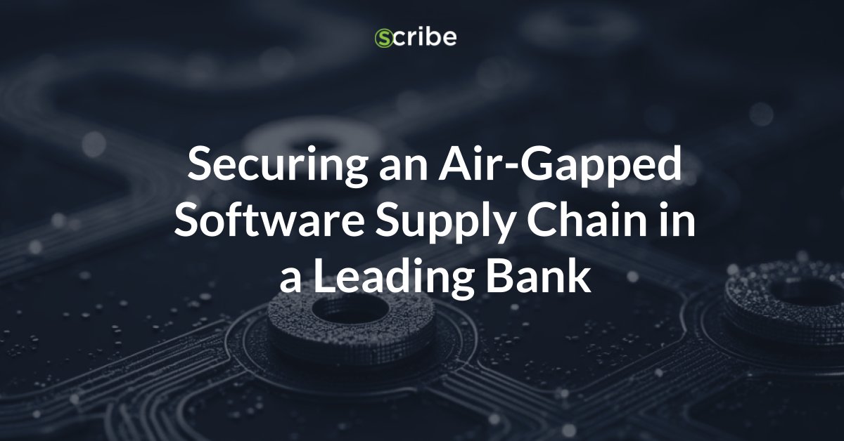 Scribe Security tweet media