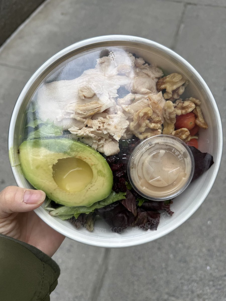 Ugh, inflation. $17 salad from Pret.