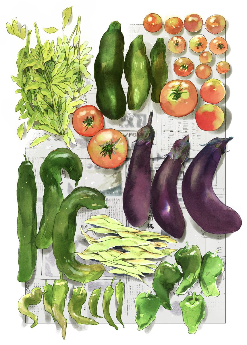 #あなたの描く四季が見たい
🍓🥒🍠🧅 