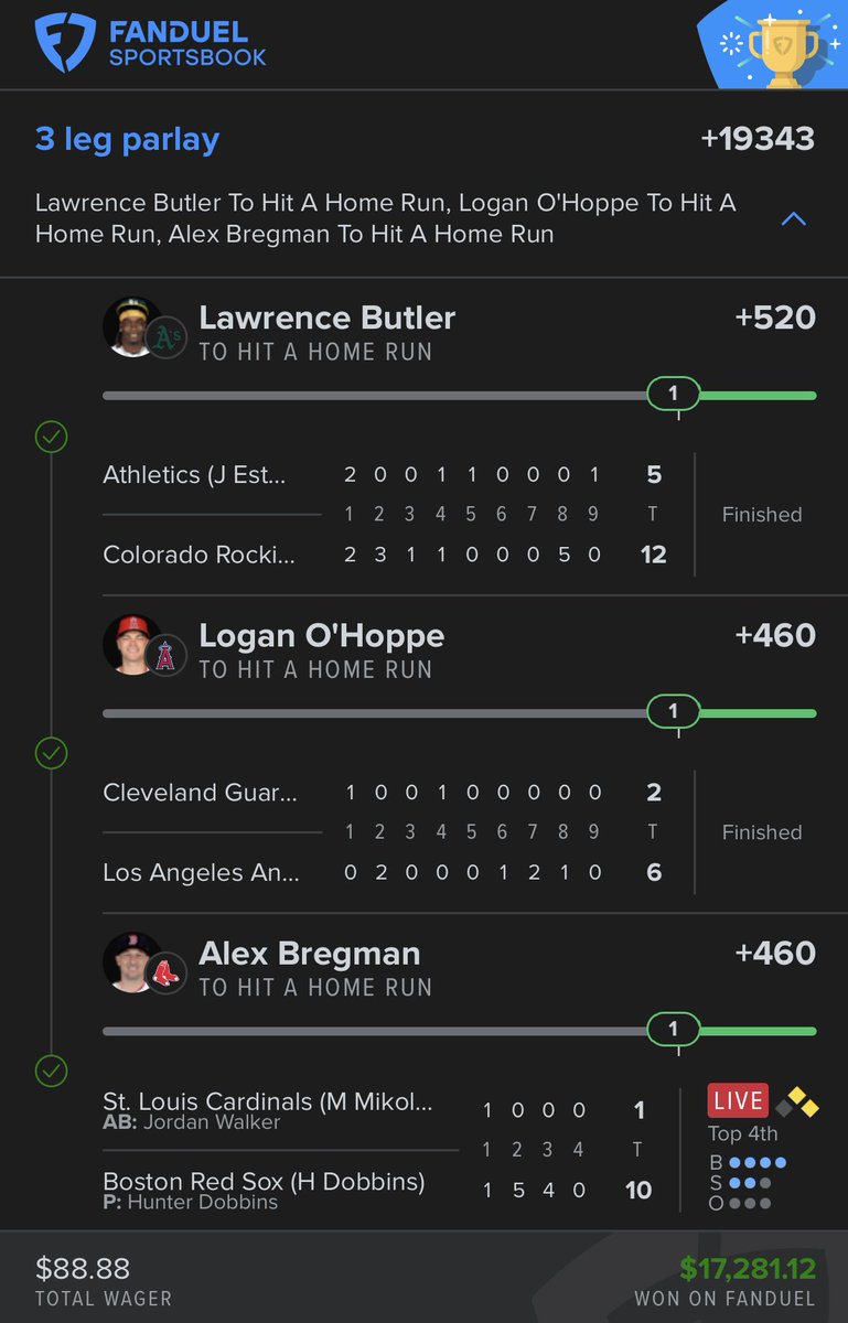 skeelo_green's tweet photo. Two weeks into the MLB Season and I am speechless. I work hard at this. My process is only getting better. 🔮 

I post a HR Target 🎯 LIST ⚾️ every day in my discord. Oh, did I mention My discord is FREE! 💯 🆓 

What are you waiting on? 

Discord 🔗 ⬇️ 
https://t.co/9ob9REeQeI https://t.co/gsTeFHi5wv