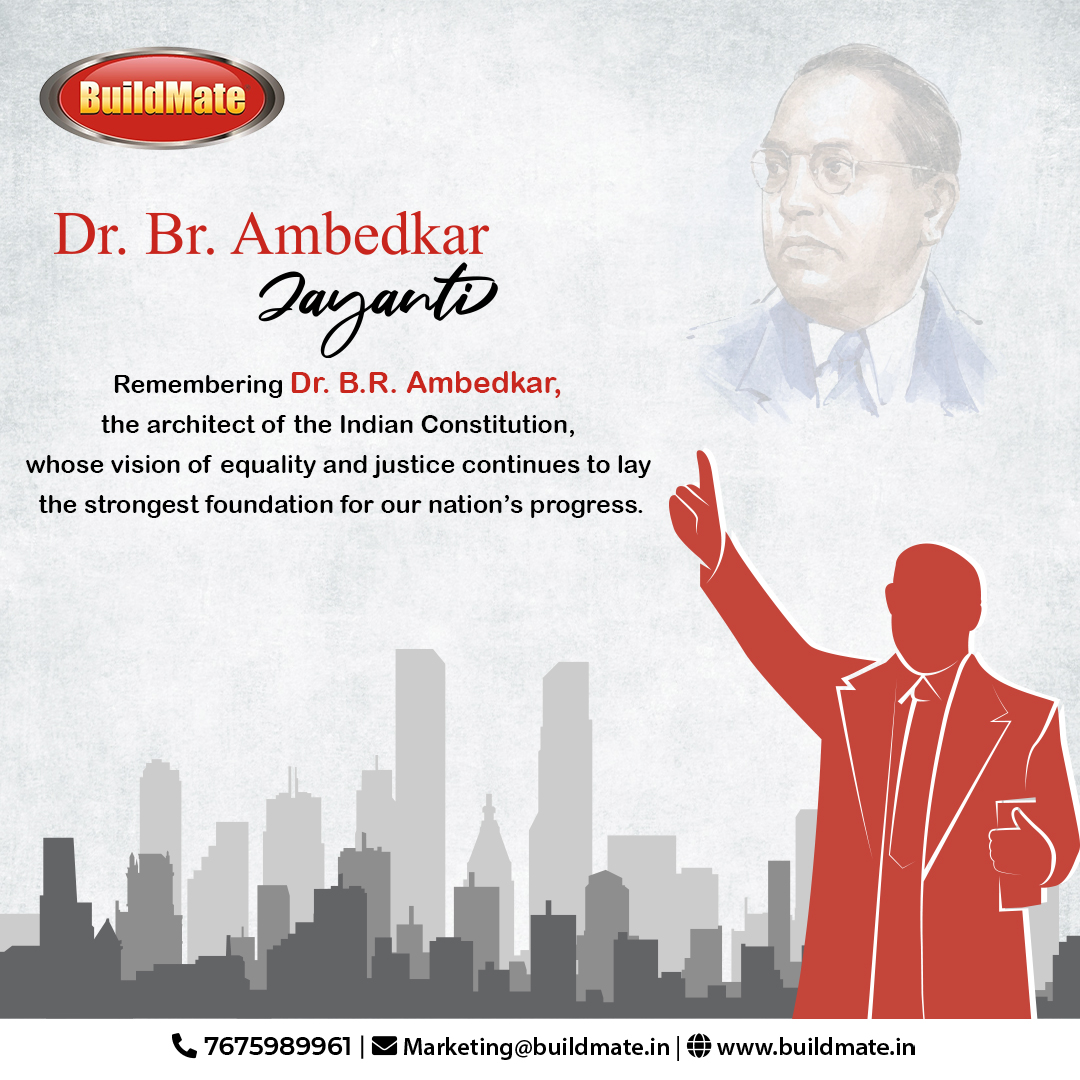 buildmate_india's tweet photo. Today, we remember Dr. B.R. Ambedkar, the man who gave India its strongest foundation through the Constitution.

#AmbedkarJayanti #BRAmbedkar #TributeToAmbedkar #EqualityForAll #JusticeMatters #IndianConstitution #NationBuilder #Inspiration #UnityInDiversity #BuildmateProjects https://t.co/gA0LDRYH7L