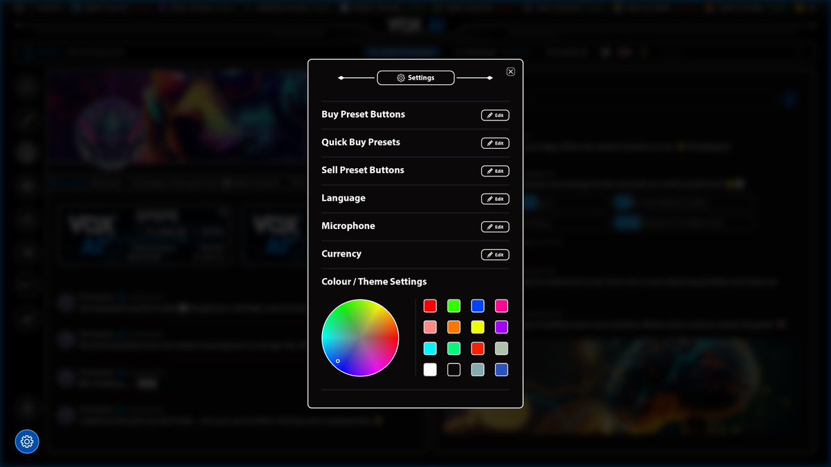 Sneak peek series - Pt. 8

Total Control - EVERY DETAIL MATTERS 

We aren’t just a competitor - $VOXAI is a PIONEER, carving out a new space.  Everyone else will be trying to compete with US.

#simpler #smarter #stronger is found not only in #trading tools but also in #UI / #UX