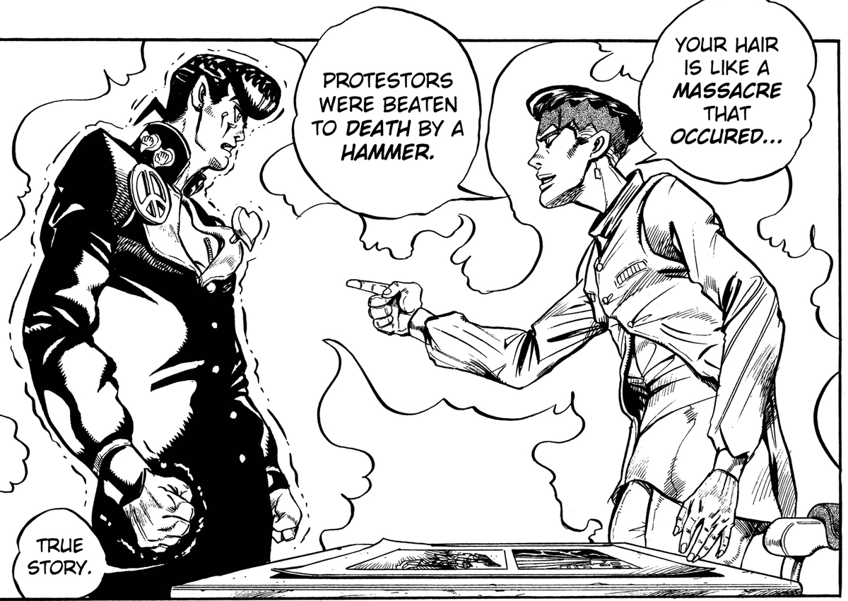 JojoGTranslated's tweet photo. Chapter 324 - Can Animation Artist Understand the Number Seven?
https://t.co/1cN9GKEPy8 https://t.co/Lnc5LYGgOL