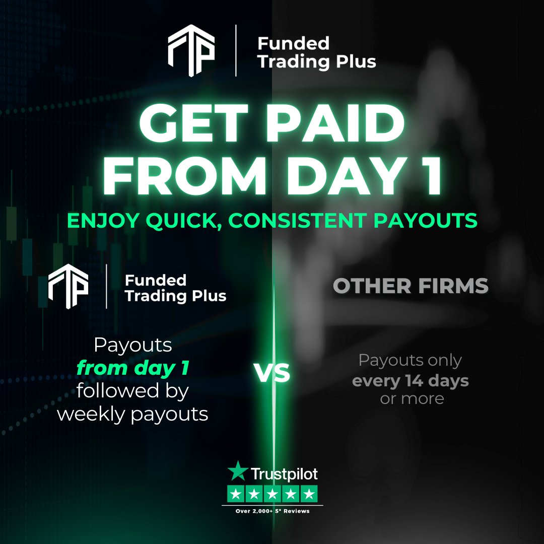 Aijaz_Khiljee's tweet photo. We know how crucial payouts are to our traders - thatโs why we maintain fast, frequent, and trusted payouts ๐ธ๐ฅ
#TraderTrust #FastPayouts #FundedTrading https://t.co/v0PVGWNnpK